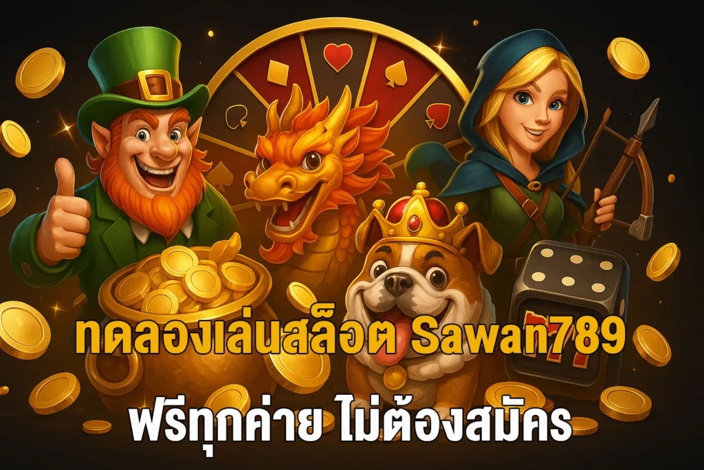 ภาพแบนเนอร์ ทดลองเล่นสล็อต Sawan789 ฟรีทุกค่าย ไม่ต้องสมัคร เล่นได้ทุกเกมจากทุกค่ายดัง!