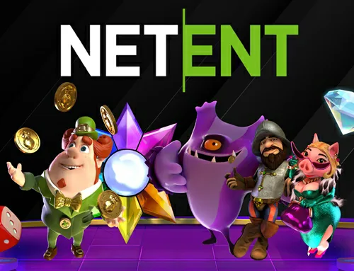 โลโก้ค่ายเกม NetEnt ผู้เชี่ยวชาญด้าน สล็อต RTP สูง ซึ่งมีเกมที่ RTP ใกล้เคียง 99%