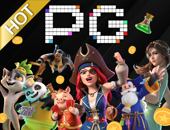 โลโก้ค่ายเกม PG Slot (PG Soft) ค่ายสล็อตยอดนิยมที่มีค่า สล็อต RTP สูงกว่า 96.5%