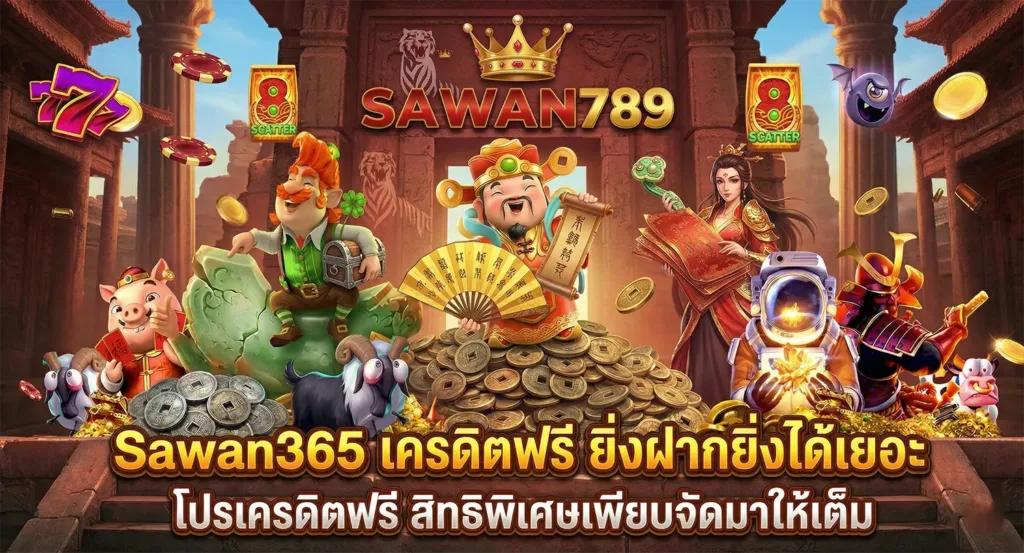 Sawan789 เครดิตฟรี ยิ่งฝากเยอะยิ่งได้เยอะ